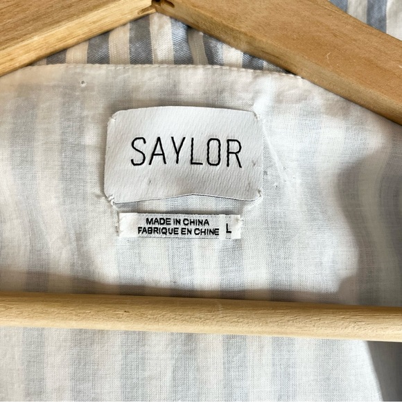 Saylor Adelaide Striped Ruffle Mini Dress - Picture 12 of 12